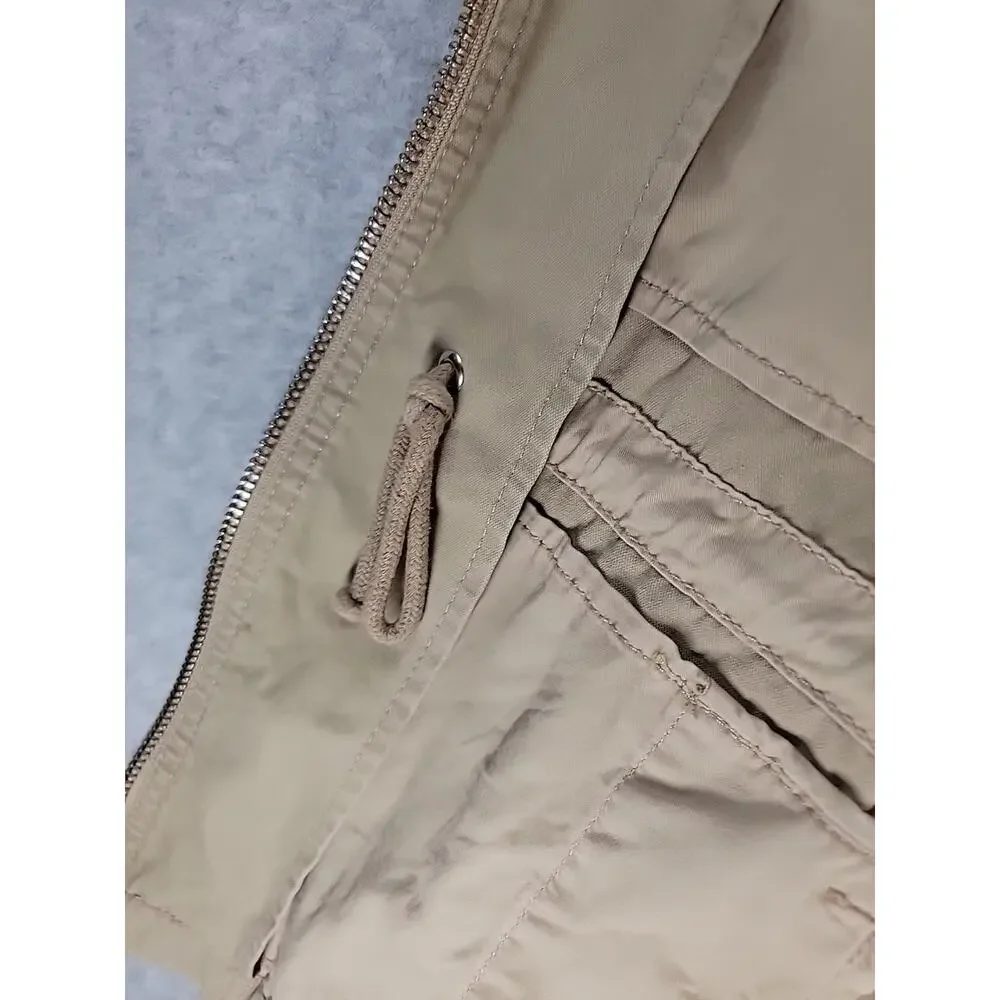 MADEWELL‎ Fleet Utility Jacket Khaki Women's Size Large Neutral Chore Full Zip